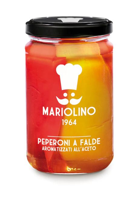 Peperoni a falde in aceto 280g Mariolino 1964