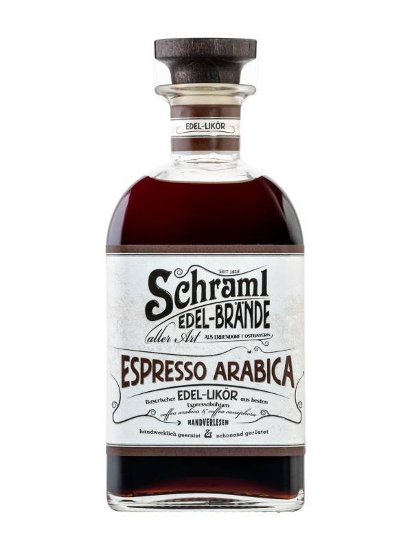 Espresso Arabica Edel-Likör 25% 0,5l Schraml Edel-Brände
