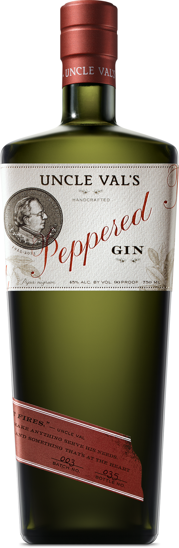 Peppered Gin 0,7l 45% Vol. Uncle Val's