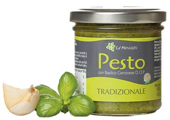 Pesto con Basilico Genovese D.O.P. Tradizionale 130g Ca'Messighi