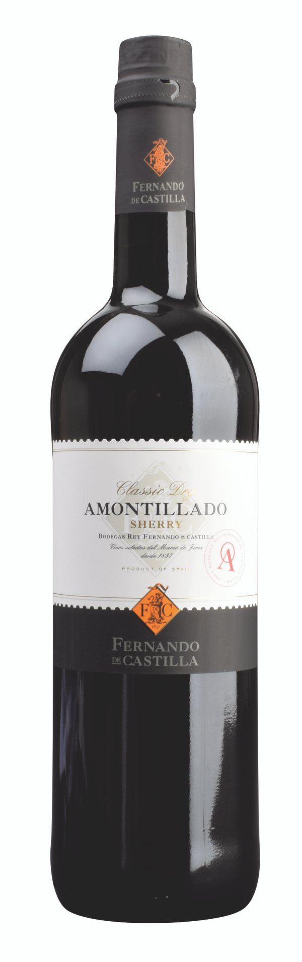 Sherry „Amontillado“ Classic Jerez DO 0,75l 17% Vol. Fernando de Castilla