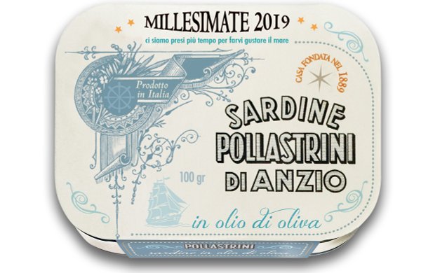 Sardines in olive oil 100g Pollastrini 