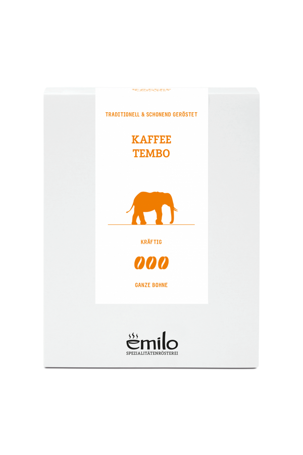 Kaffee "Tembo" gemahlen 200g emilo Spezialitätenrösterei